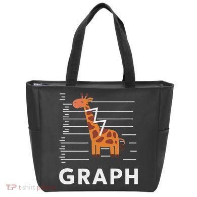 GRaph Giraffe Mathematician Funny Animal Pun Tote Bag