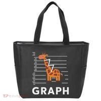 GRaph Giraffe Mathematician Funny Animal Pun Tote Bag thumb 0