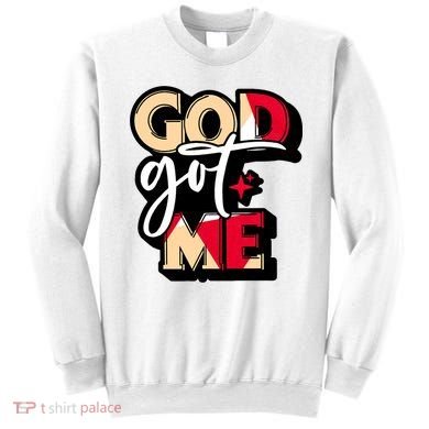 God Got Me Swag Team Cool Sneaker Matching Perfect Gift Idea Trending Sweatshirt