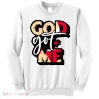 God Got Me Swag Team Cool Sneaker Matching Perfect Gift Idea Trending Sweatshirt thumb 0