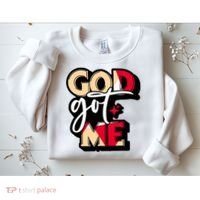 God Got Me Swag Team Cool Sneaker Matching Perfect Gift Idea Trending Sweatshirt thumb 2