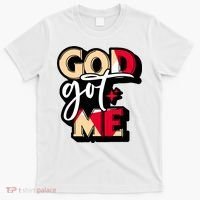 God Got Me Swag Team Cool Sneaker Matching Perfect Gift Idea Trending T-Shirt thumb 0