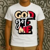 God Got Me Swag Team Cool Sneaker Matching Perfect Gift Idea Trending T-Shirt thumb 3