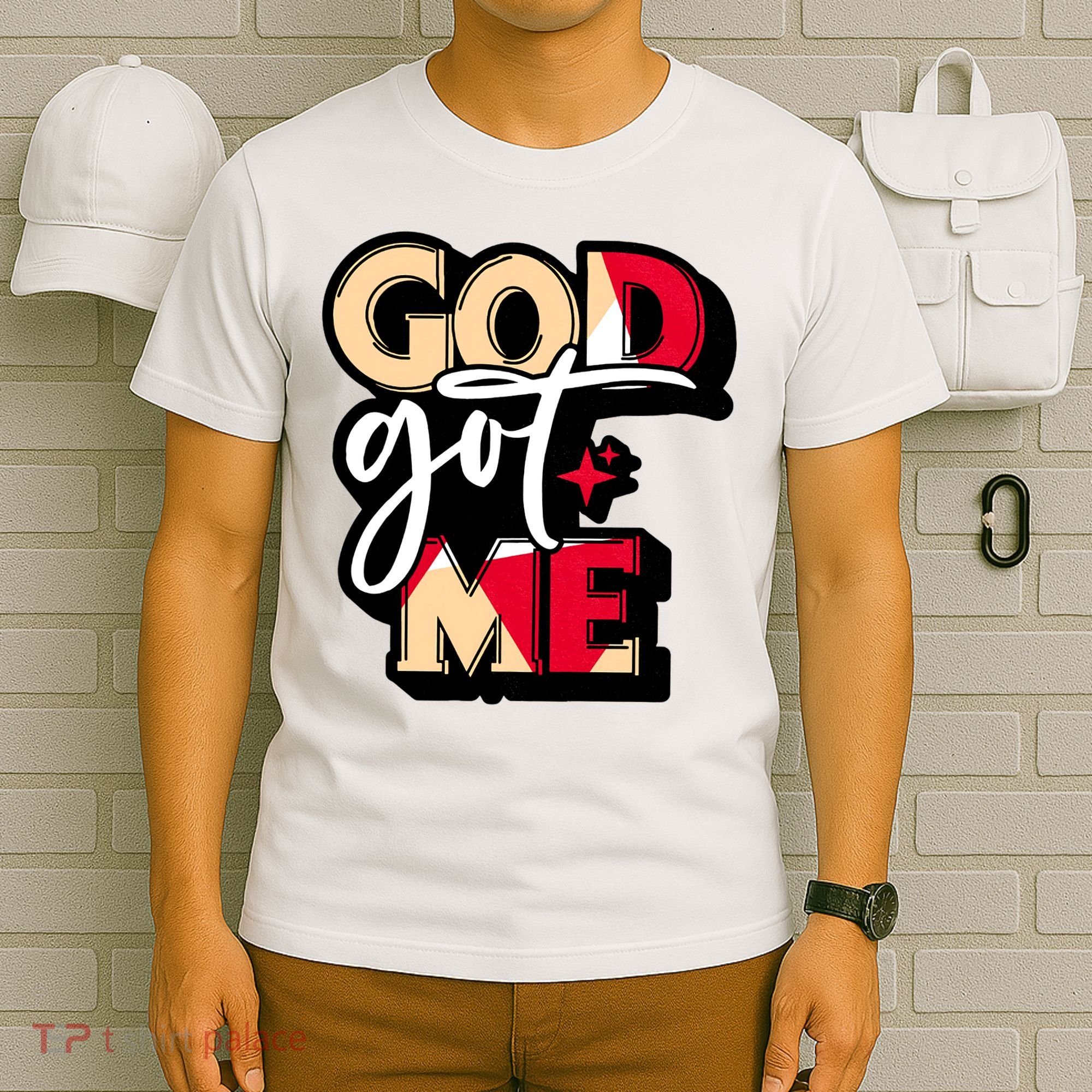 God Got Me Swag Team Cool Sneaker Matching Perfect Gift Idea Trending T-Shirt
