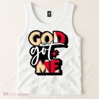 God Got Me Swag Team Cool Sneaker Matching Perfect Gift Idea Trending Tank Top thumb 2