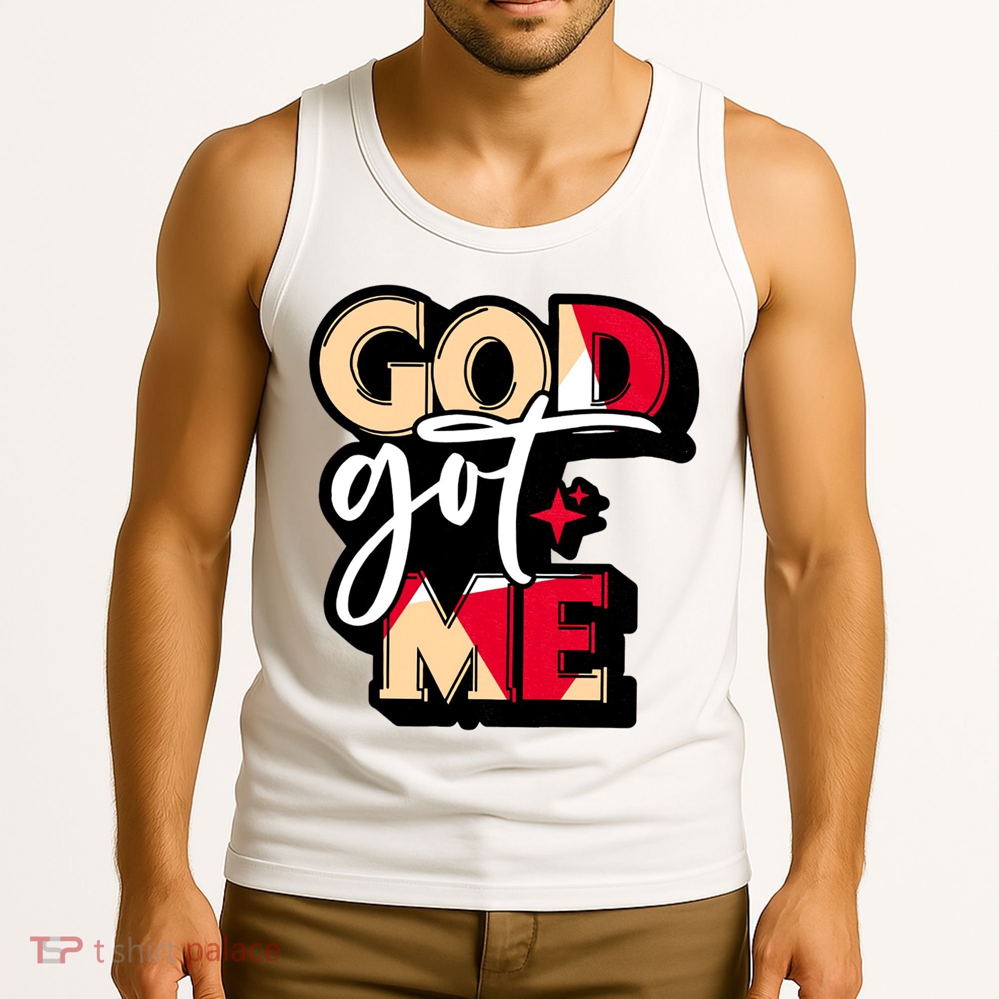 God Got Me Swag Team Cool Sneaker Matching Perfect Gift Idea Trending Tank Top