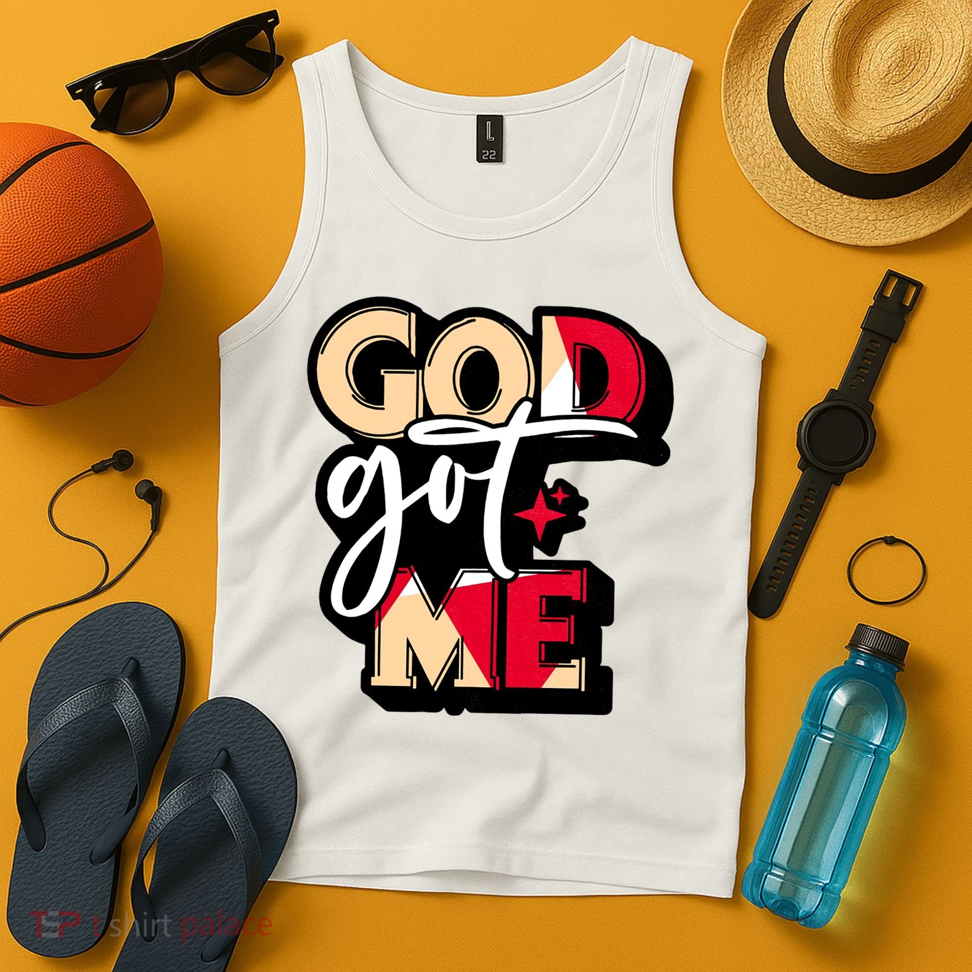 God Got Me Swag Team Cool Sneaker Matching Perfect Gift Idea Trending Tank Top