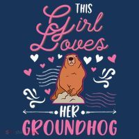 Groundhog Girl Marmot Groundhog Day Woodchuck Long Sleeve Shirt thumb 2