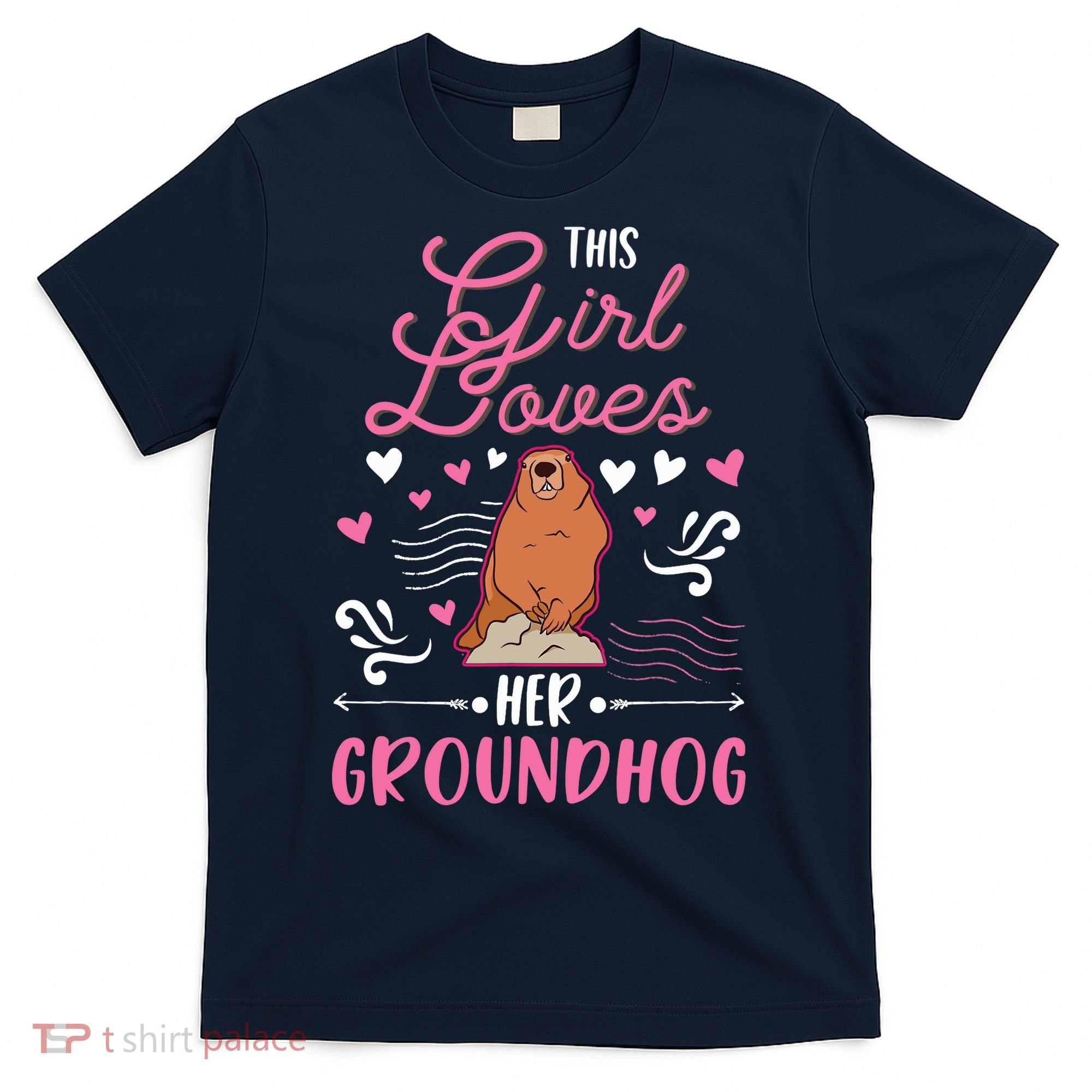 Groundhog Girl Marmot Groundhog Day Woodchuck T-Shirt