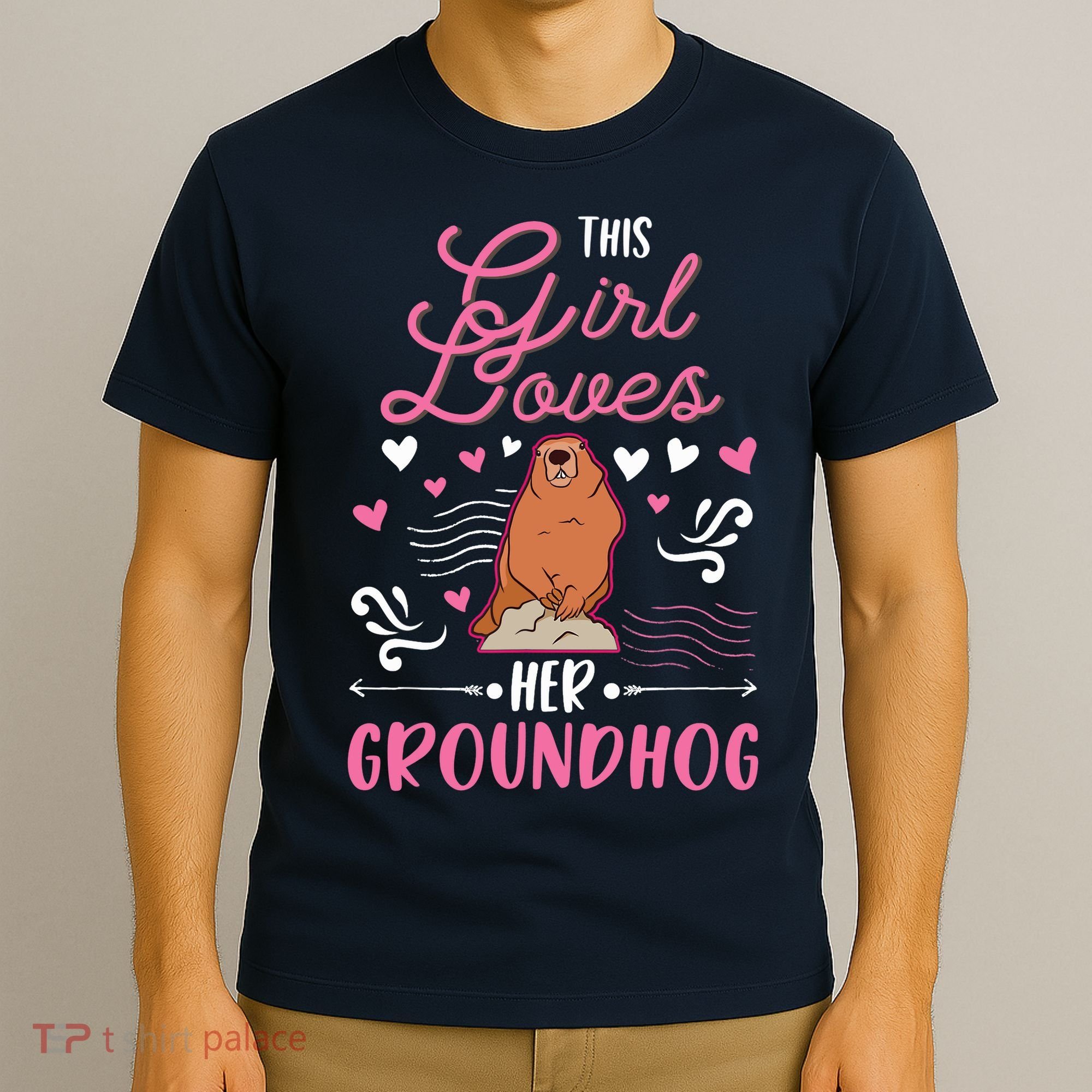 Groundhog Girl Marmot Groundhog Day Woodchuck T-Shirt