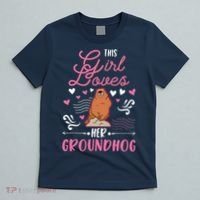 Groundhog Girl Marmot Groundhog Day Woodchuck T-Shirt thumb 5