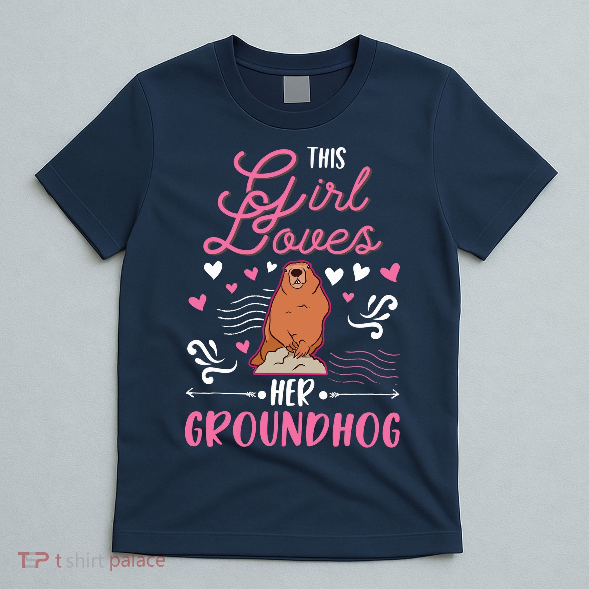 Groundhog Girl Marmot Groundhog Day Woodchuck T-Shirt