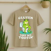 Gluten Got Me Tootin Funny Gluten Intolerant Intolerance Gift T-Shirt thumb 2