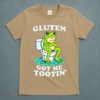 Gluten Got Me Tootin Funny Gluten Intolerant Intolerance Gift T-Shirt thumb 5