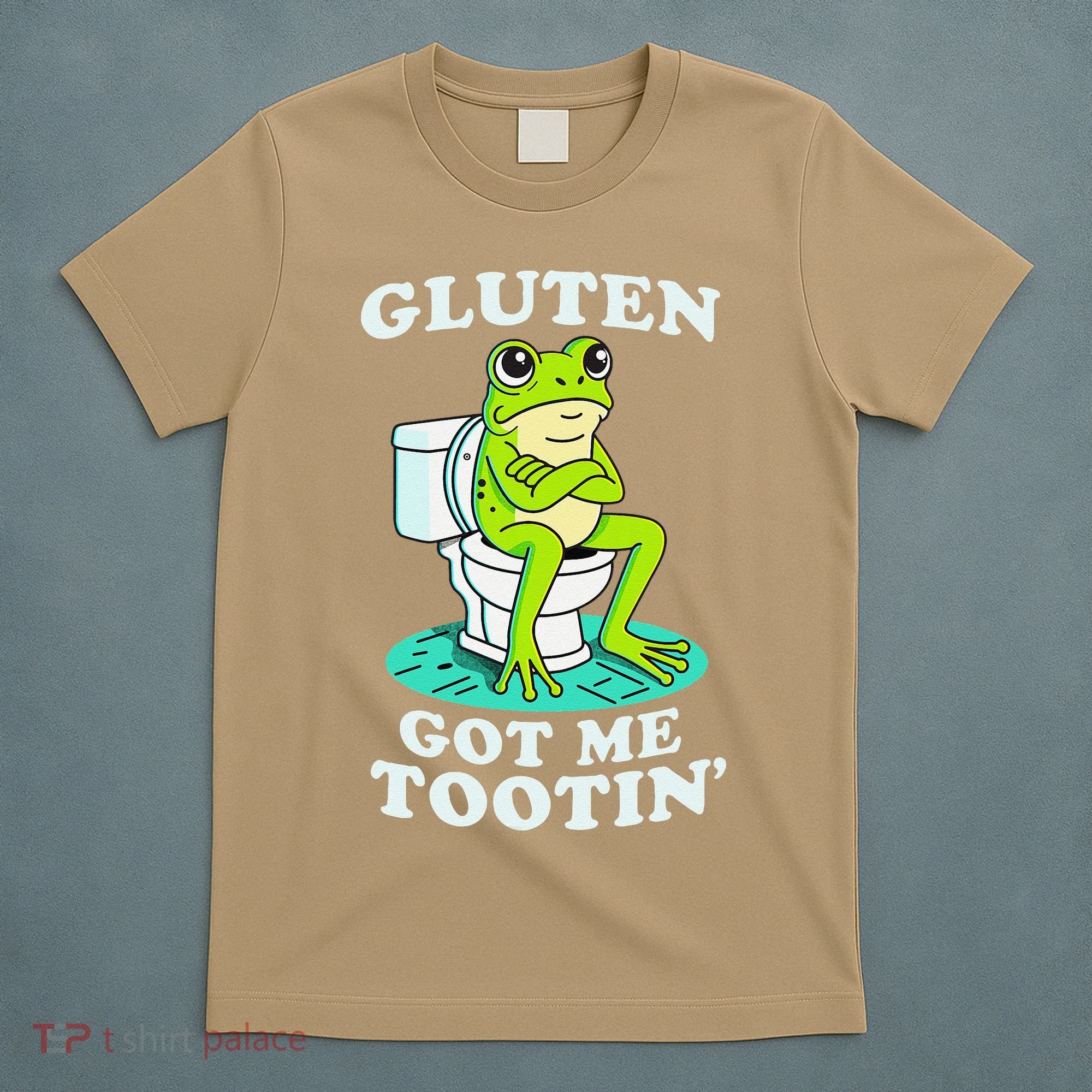 Gluten Got Me Tootin Funny Gluten Intolerant Intolerance Gift T-Shirt
