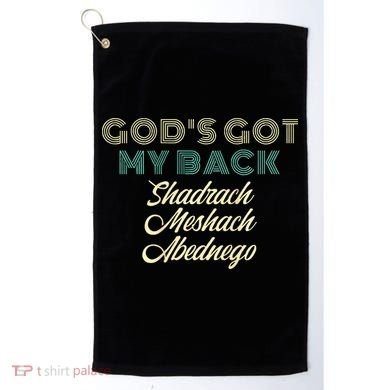 GodS Got My Back Golf Towel