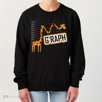 GRaph Giraffe Mathematician Funny Animal Pun Women's Sweatshirt thumb 0