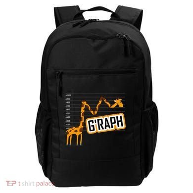 GRaph Giraffe Mathematician Funny Animal Pun Backpack