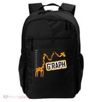 GRaph Giraffe Mathematician Funny Animal Pun Backpack thumb 0
