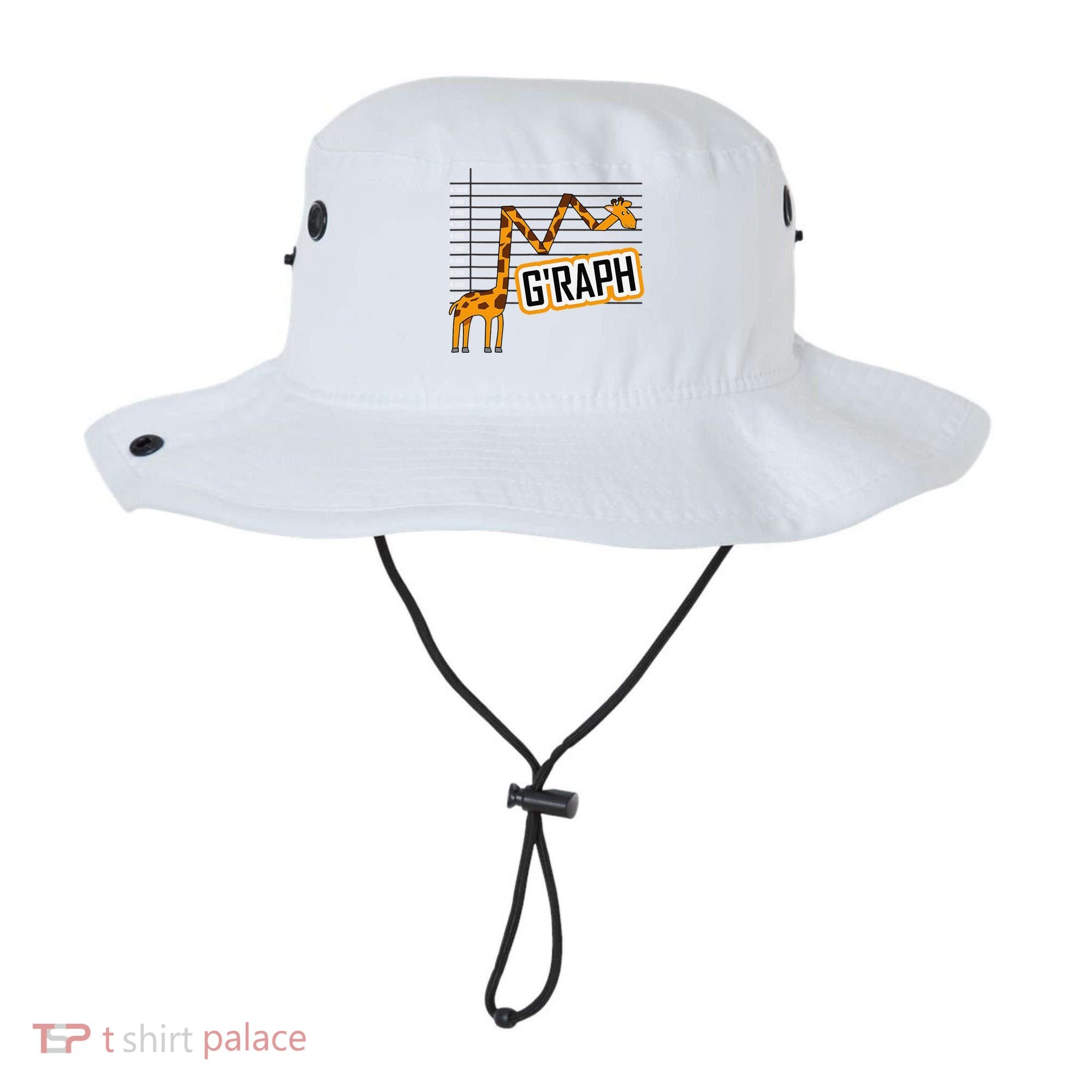 GRaph Giraffe Mathematician Funny Animal Pun Bucket Hat