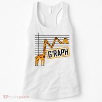 GRaph Giraffe Mathematician Funny Animal Pun Women's Tank Top thumb 0