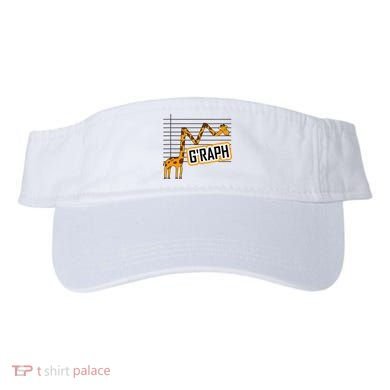 GRaph Giraffe Mathematician Funny Animal Pun Visor