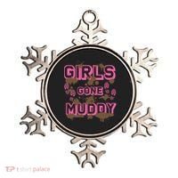 Girl Gone Muddy Funny Mud Run Racing For A Mudding Mudder Ornament thumb 0