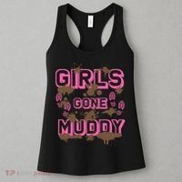 Girl Gone Muddy Funny Mud Run Racing For A Mudding Mudder Women's Tank Top thumb 3