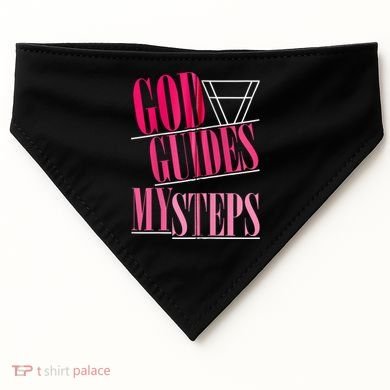 God Guides My Steps USA-Made Doggie Bandana