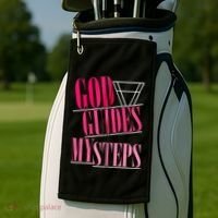 God Guides My Steps Golf Towel thumb 2