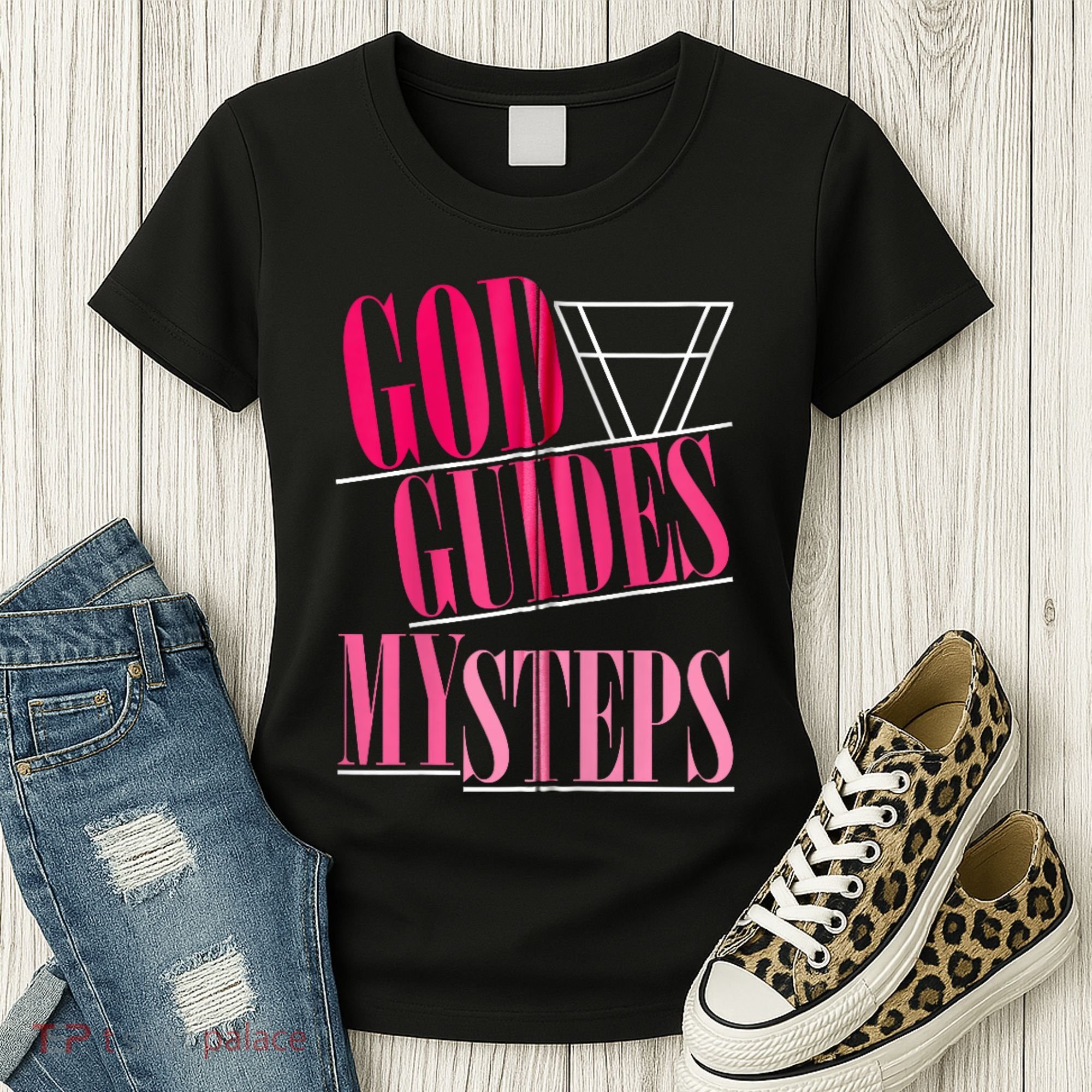God Guides My Steps Women's T-Shirt