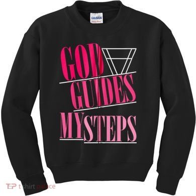 God Guides My Steps Kids Sweatshirt
