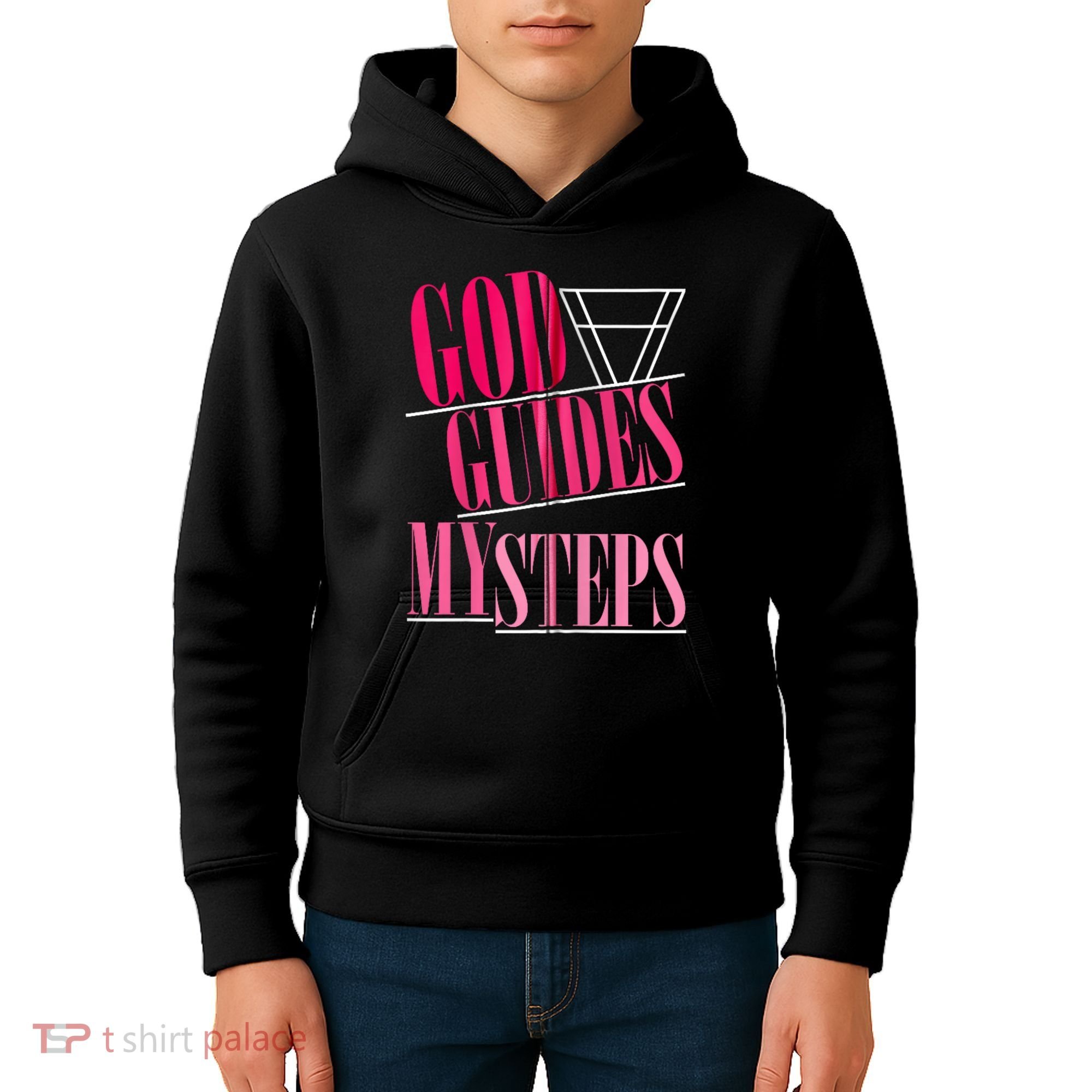 God Guides My Steps Kids Hoodie