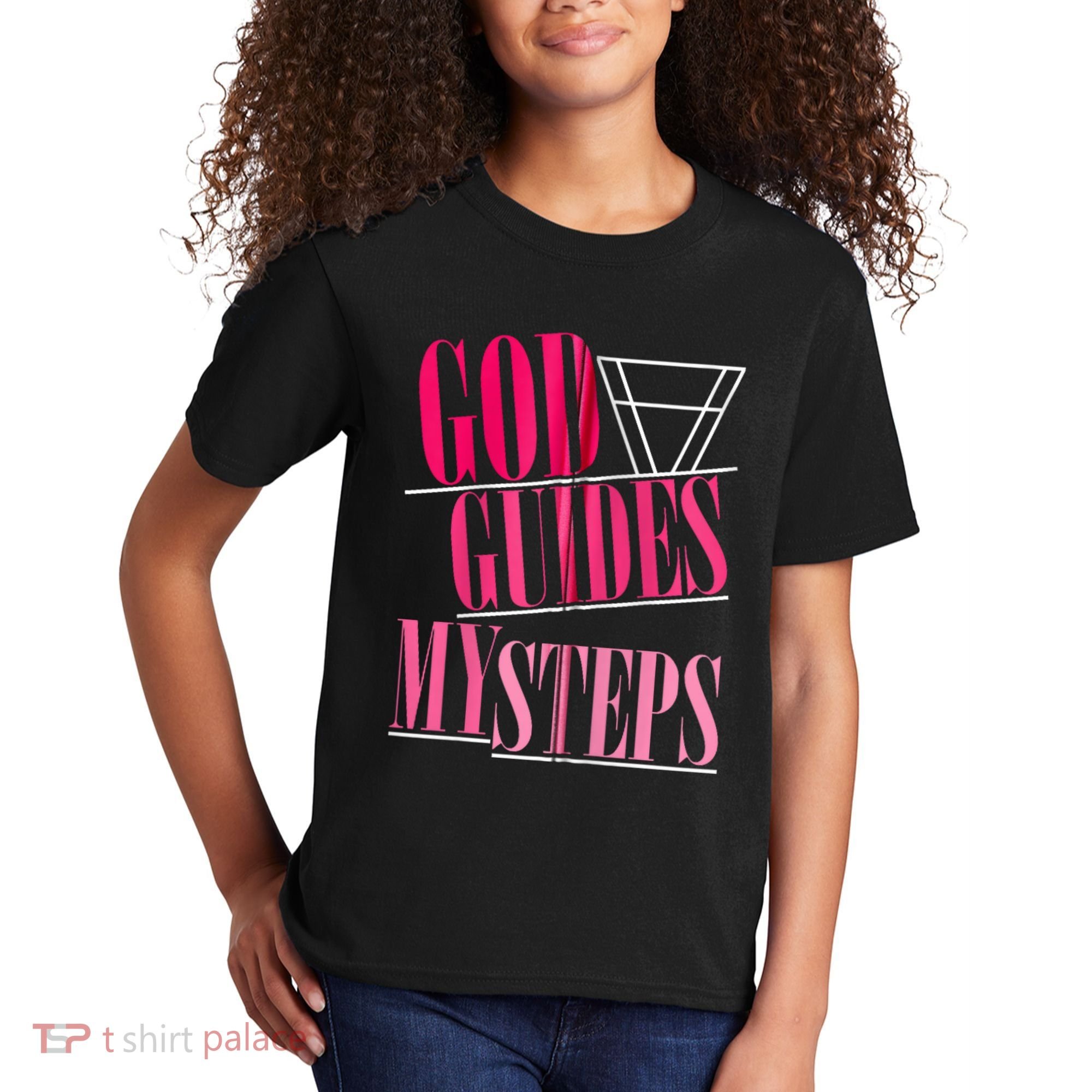 God Guides My Steps Kids T-Shirt
