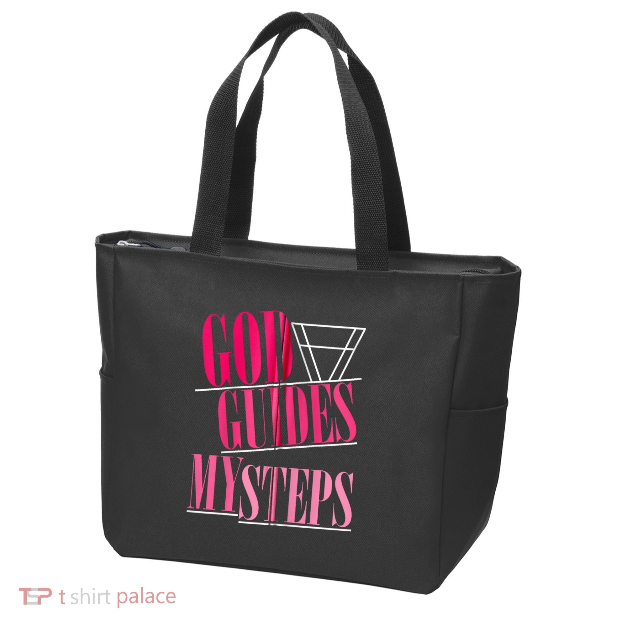 God Guides My Steps Tote Bag