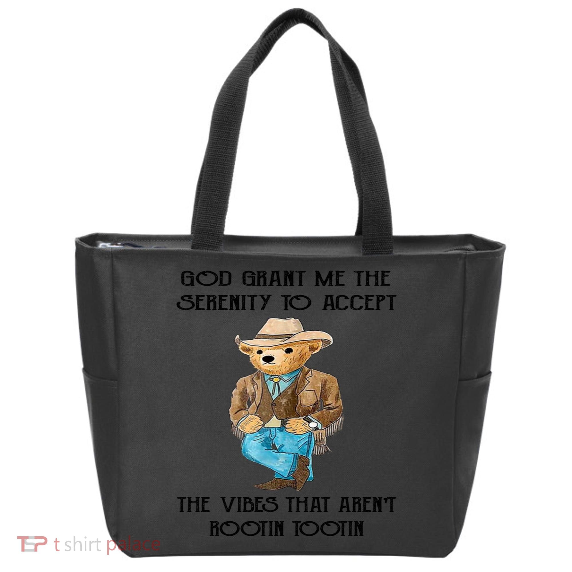 God Grant Me The Serenity To Accept The Vibes Tote Bag