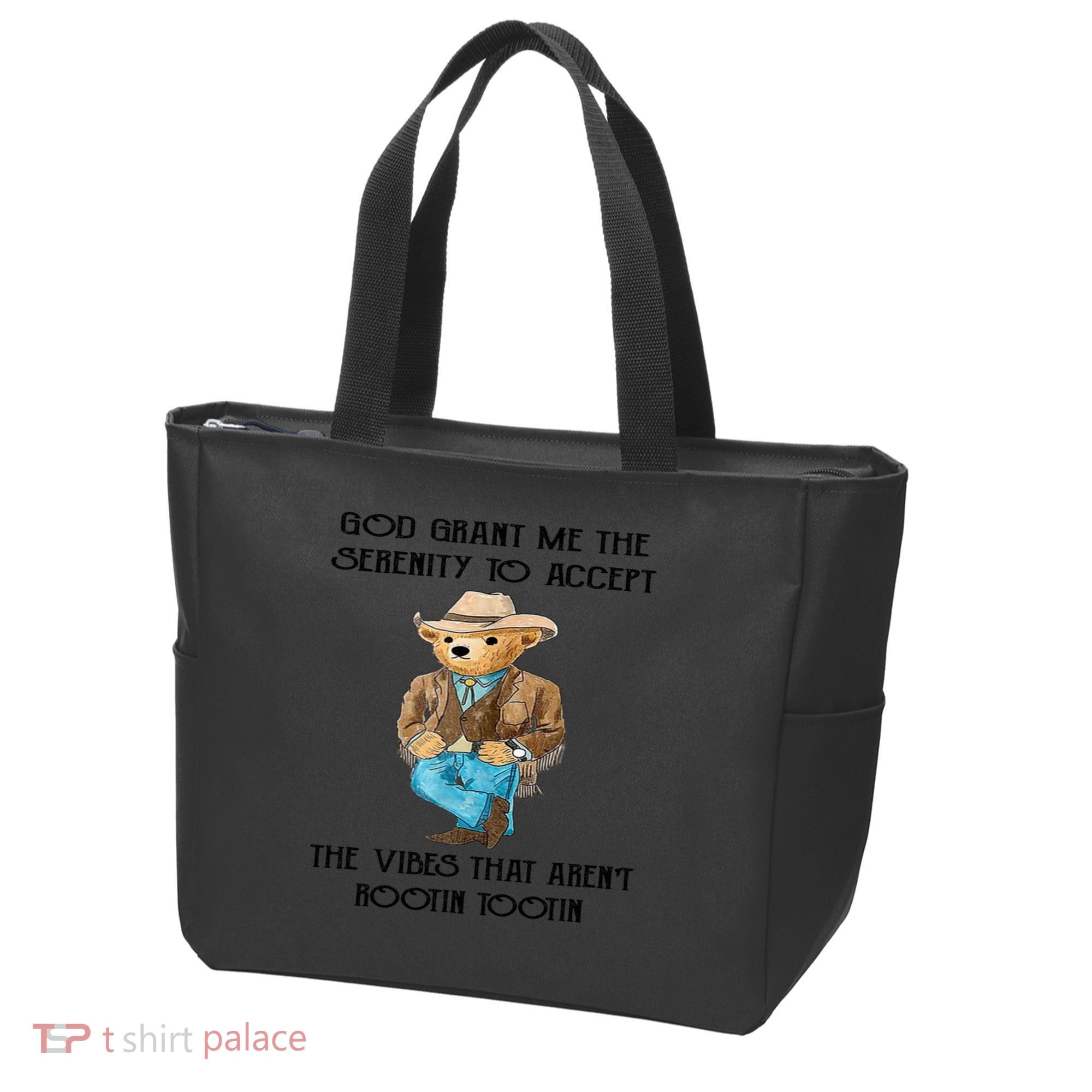 God Grant Me The Serenity To Accept The Vibes Tote Bag