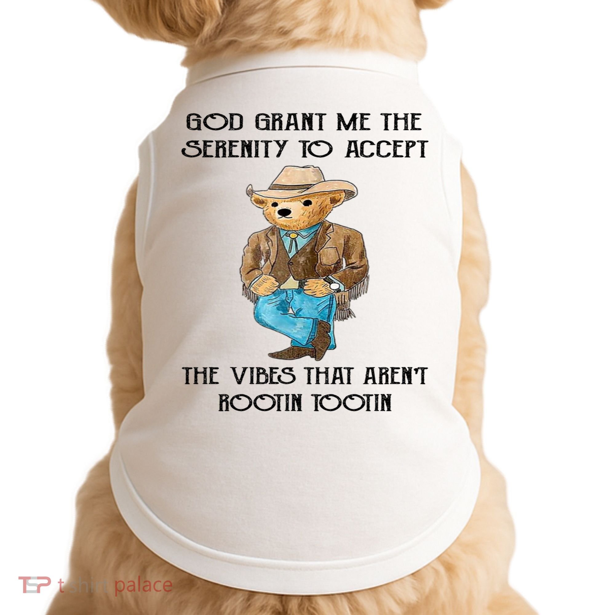 God Grant Me The Serenity To Accept The Vibes Doggie Tank