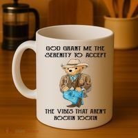 God Grant Me The Serenity To Accept The Vibes Coffee Mug thumb 4