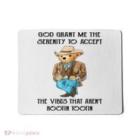 God Grant Me The Serenity To Accept The Vibes Mousepad thumb 0