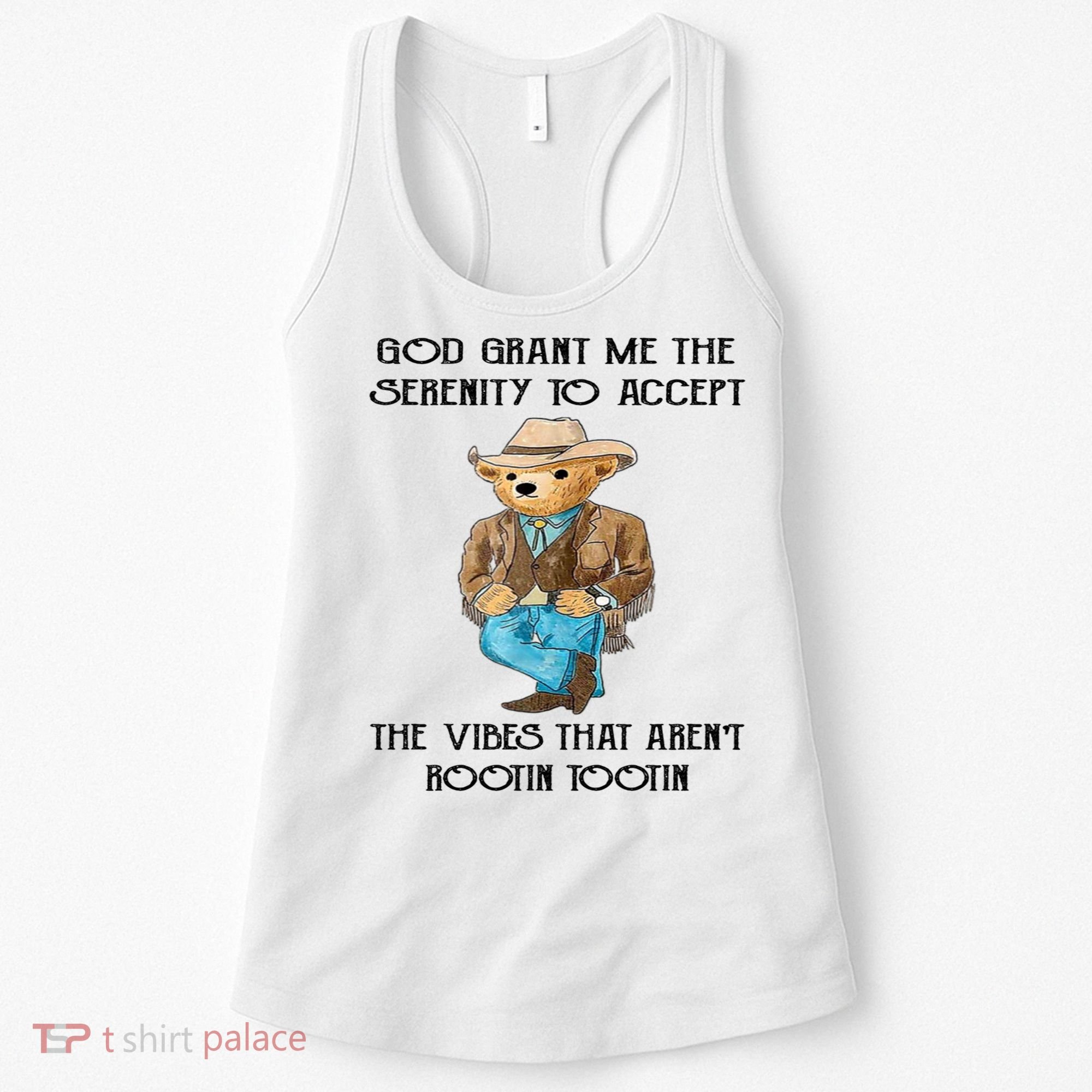 God Grant Me The Serenity To Accept The Vibes Women's Tank Top