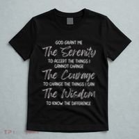 God Grant Me The Serenity Prayer Inspirational Spiritual T-Shirt thumb 5