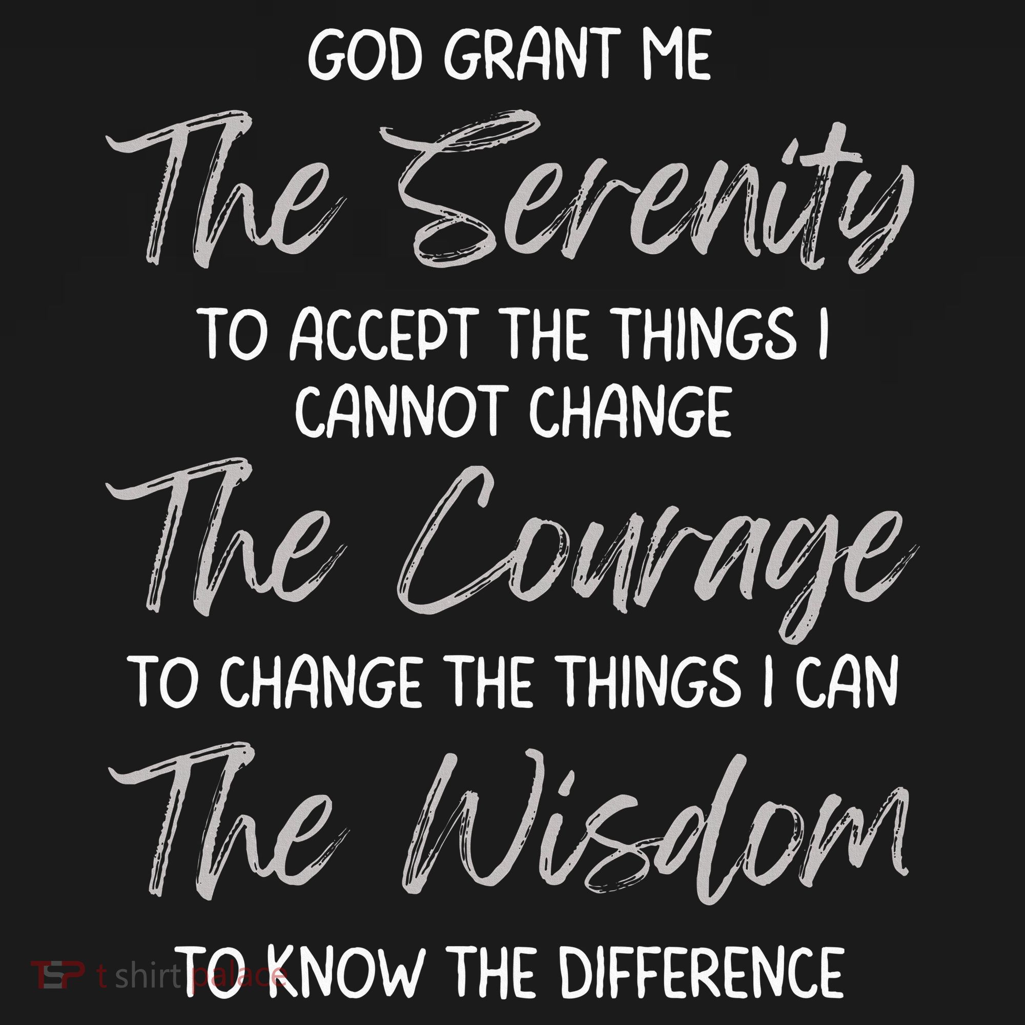 God Grant Me The Serenity Prayer Inspirational Spiritual Women's Hoodie