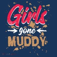 Girl Gone Muddy Mud Runs For Wo Mud Running Team Mousepad thumb 1