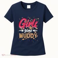 Girl Gone Muddy Mud Runs For Wo Mud Running Team Women's T-Shirt thumb 0