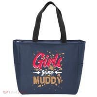 Girl Gone Muddy Mud Runs For Wo Mud Running Team Tote Bag thumb 0