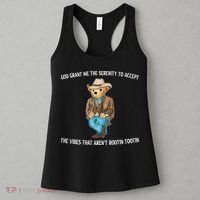 God Grant Me The Serenity To Accept The Vibes That Arent Rootin Tootin Women's Tank Top thumb 3