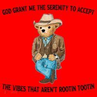 God Grant Me The Serenity To Accept The Vibes That Arent Rootin Tootin Santa Hat thumb 1