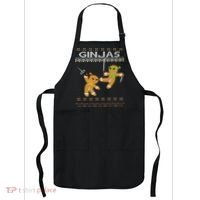 Ginjas Gingerbread Ninjas Ninjabread Christmas Ugly Sweater Apron thumb 0