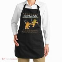 Ginjas Gingerbread Ninjas Ninjabread Christmas Ugly Sweater Apron thumb 2